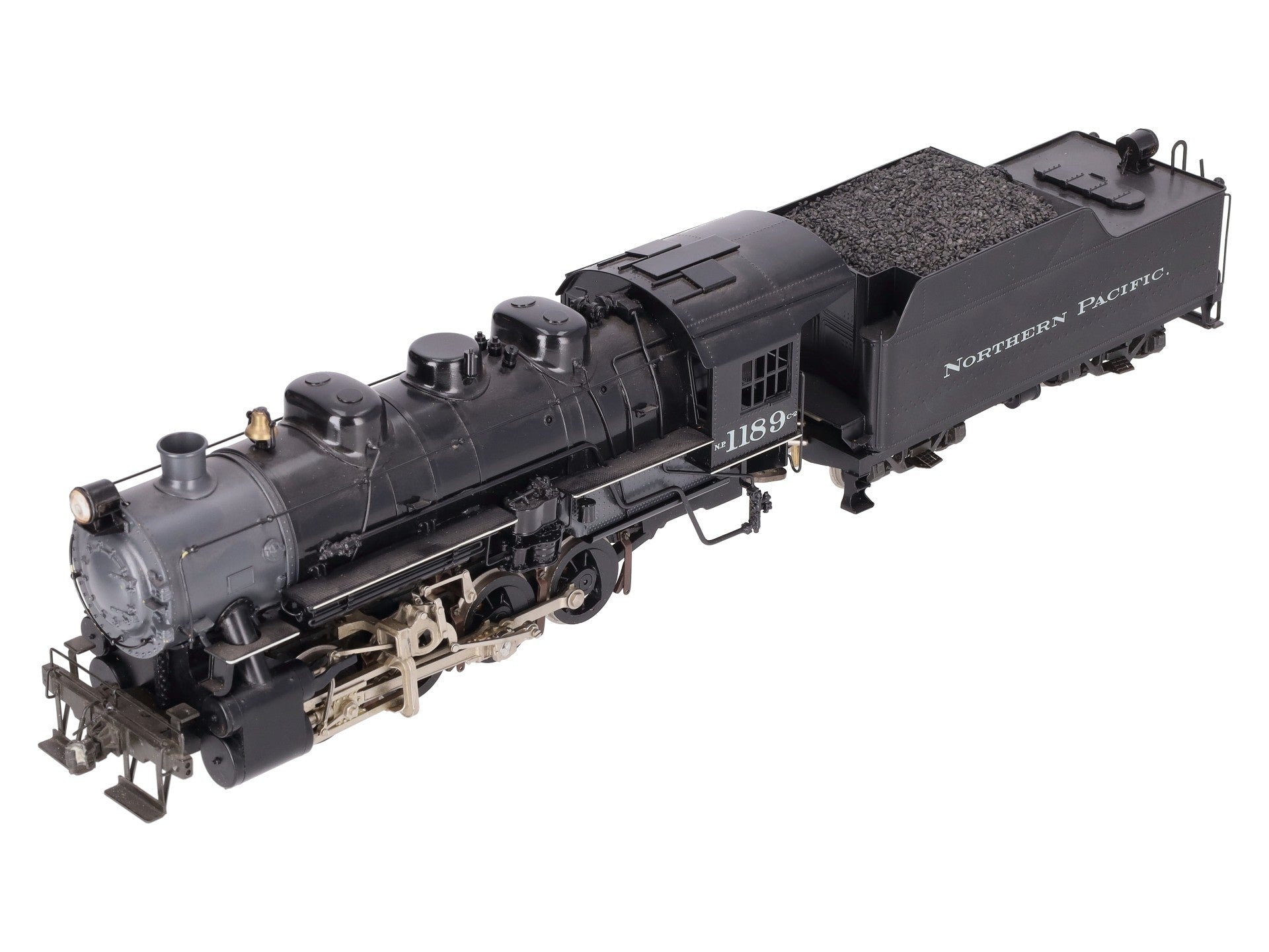 KTM US Hobbies O Brass Northern Pacific 0-8-0 Steam Locomotive #1189 - Painted EX/Box