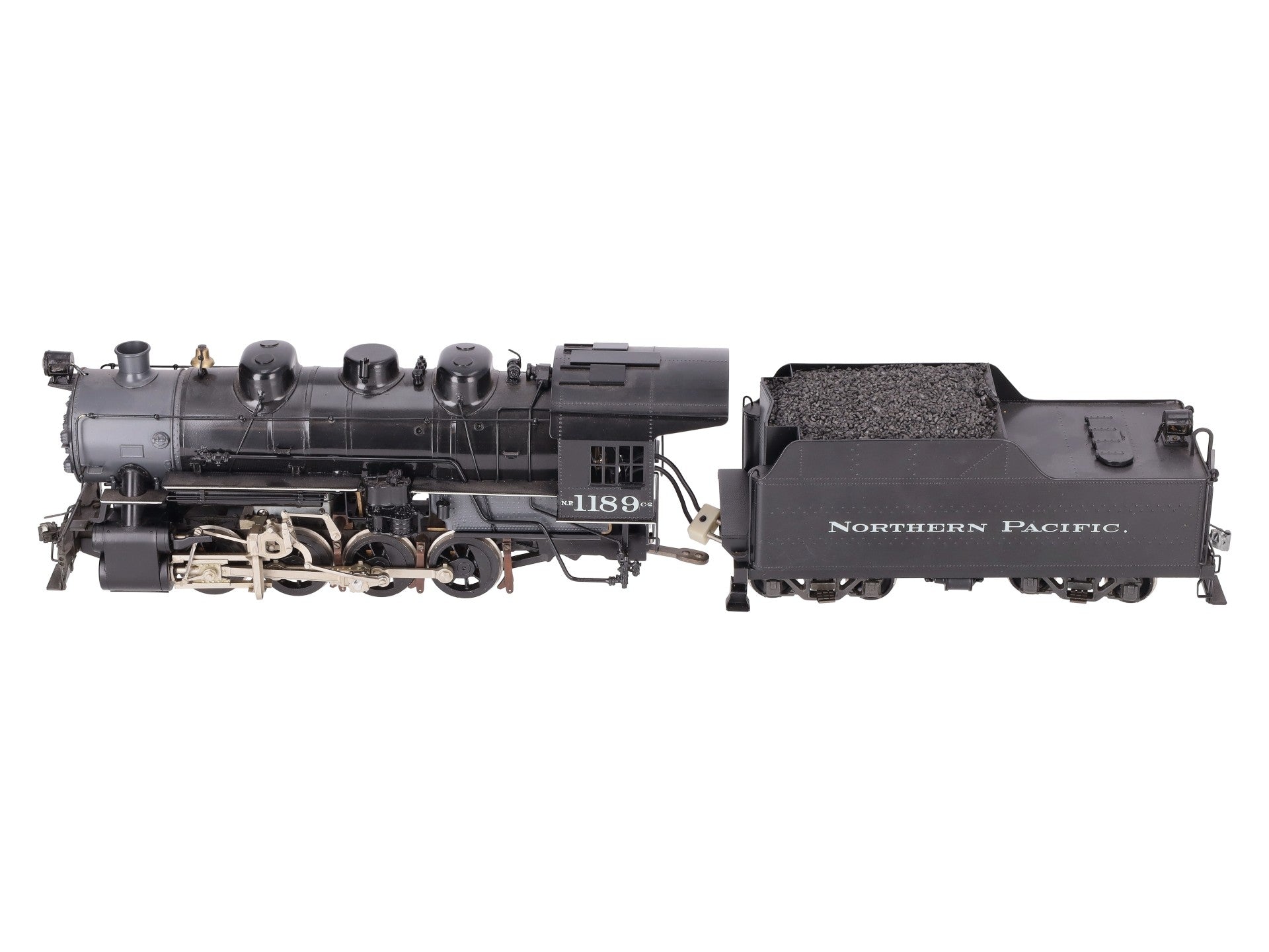 KTM US Hobbies O Brass Northern Pacific 0-8-0 Steam Locomotive #1189 - Painted EX/Box