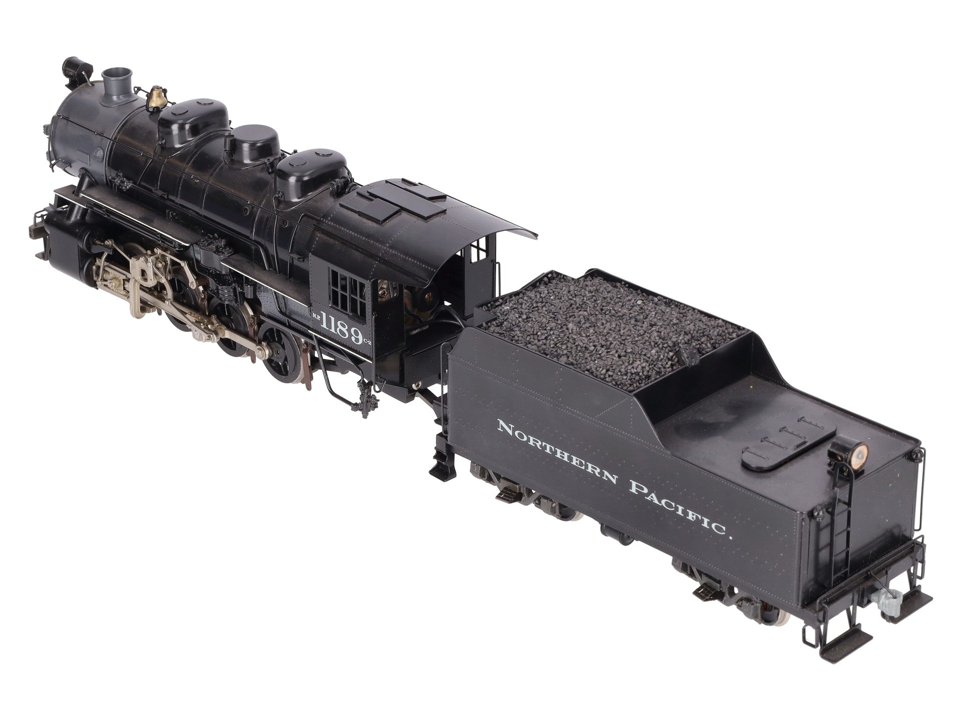 KTM US Hobbies O Brass Northern Pacific 0-8-0 Steam Locomotive #1189 - Painted EX/Box