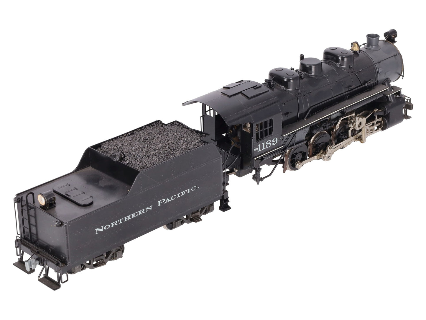 KTM US Hobbies O Brass Northern Pacific 0-8-0 Steam Locomotive #1189 - Painted EX/Box