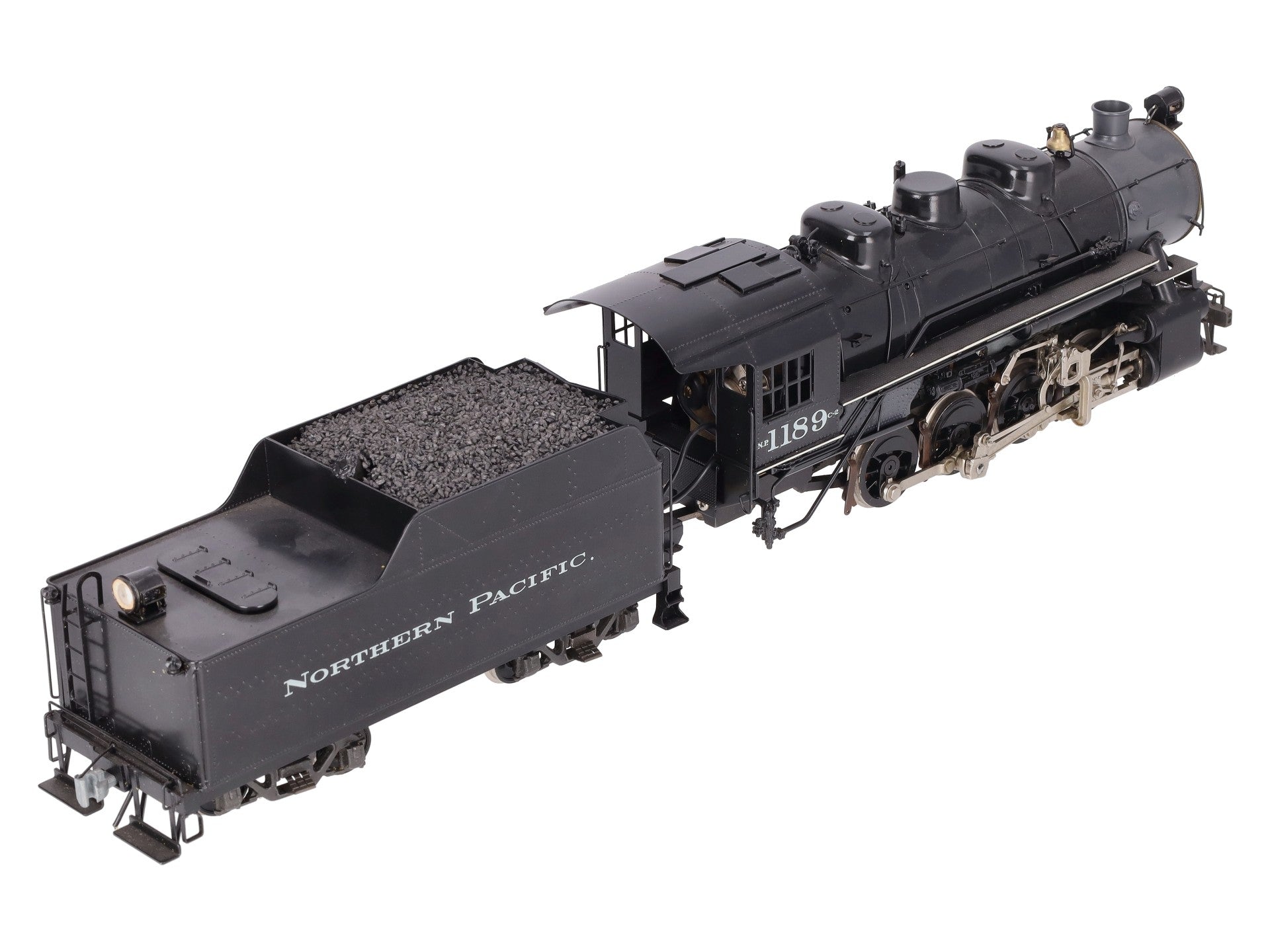 KTM US Hobbies O Brass Northern Pacific 0-8-0 Steam Locomotive #1189 - Painted EX/Box