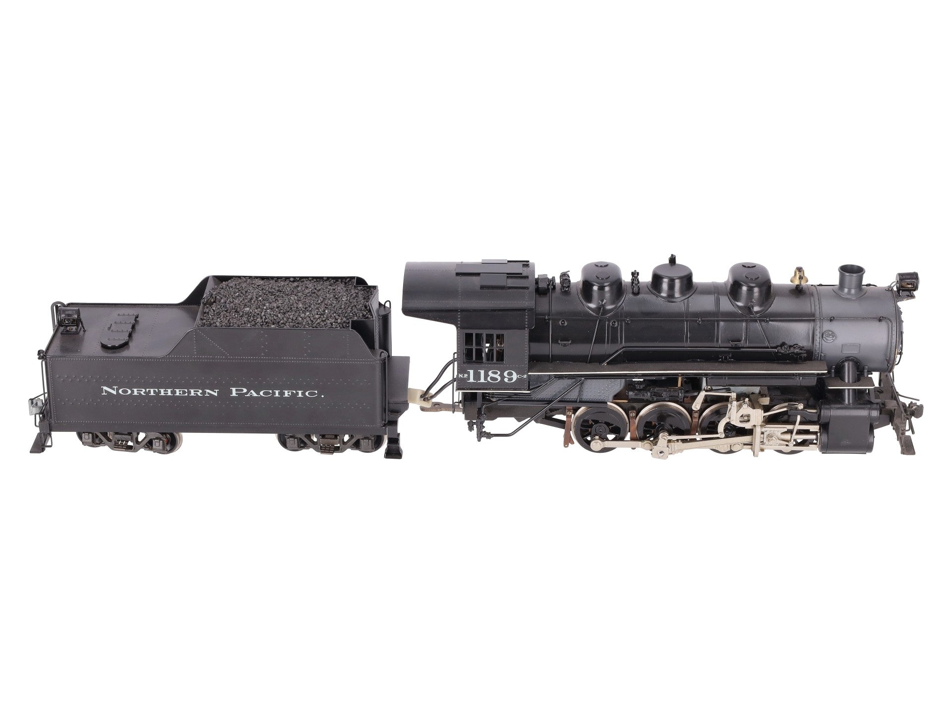 KTM US Hobbies O Brass Northern Pacific 0-8-0 Steam Locomotive #1189 - Painted EX/Box