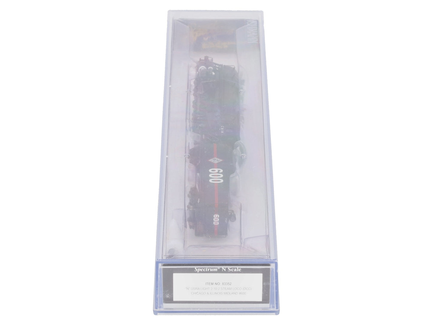 Bachmann 83352 N Chicago & Illinois Midland 2-10-2 Steam Locomotive #600