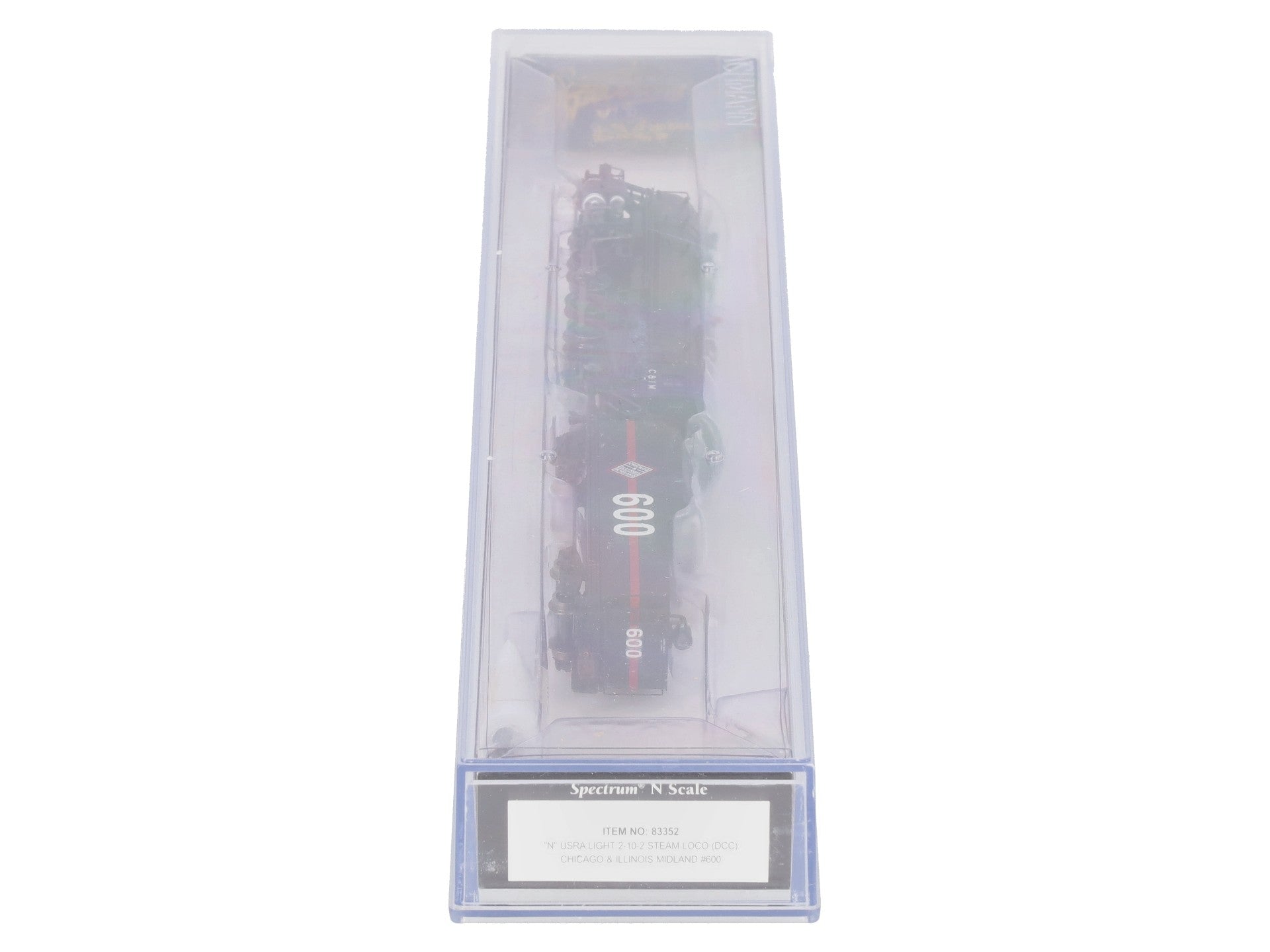 Bachmann 83352 N Chicago & Illinois Midland 2-10-2 Steam Locomotive #600