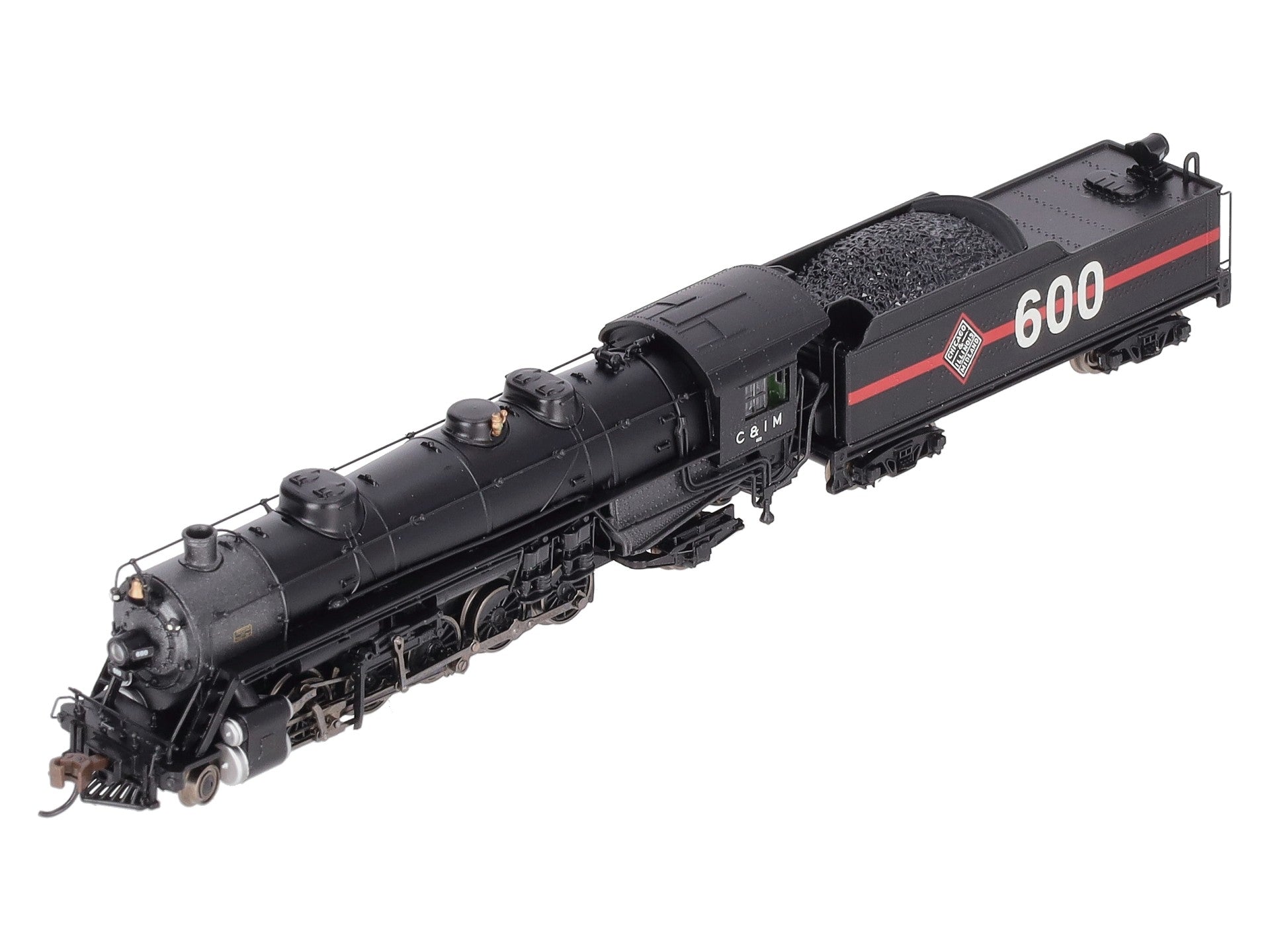 Bachmann 83352 N Chicago & Illinois Midland 2-10-2 Steam Locomotive #600