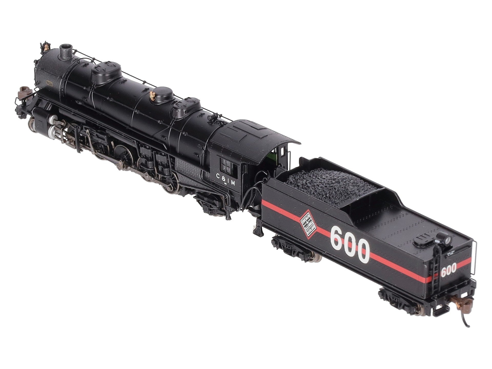 Bachmann 83352 N Chicago & Illinois Midland 2-10-2 Steam Locomotive #600