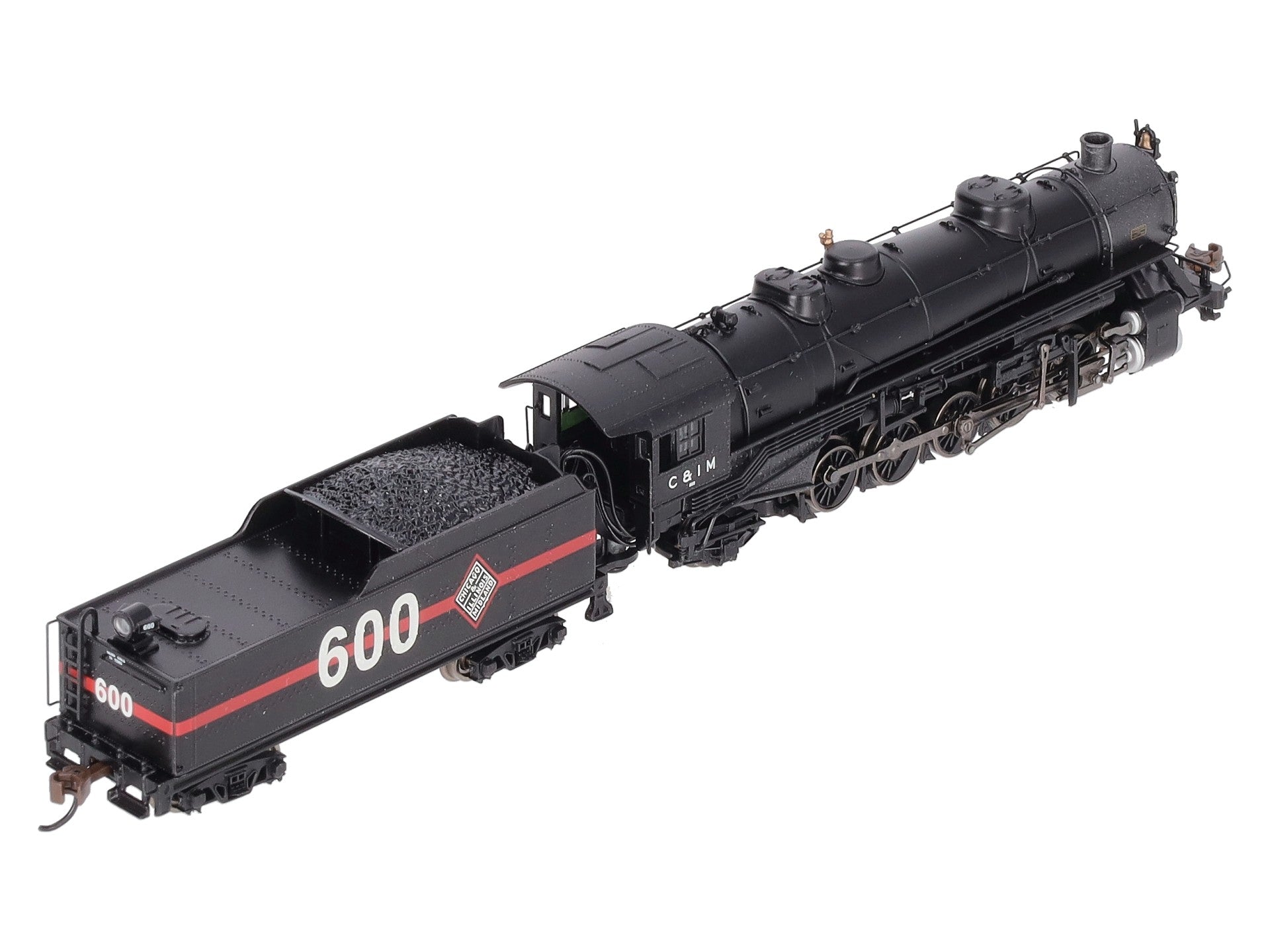 Bachmann 83352 N Chicago & Illinois Midland 2-10-2 Steam Locomotive #600