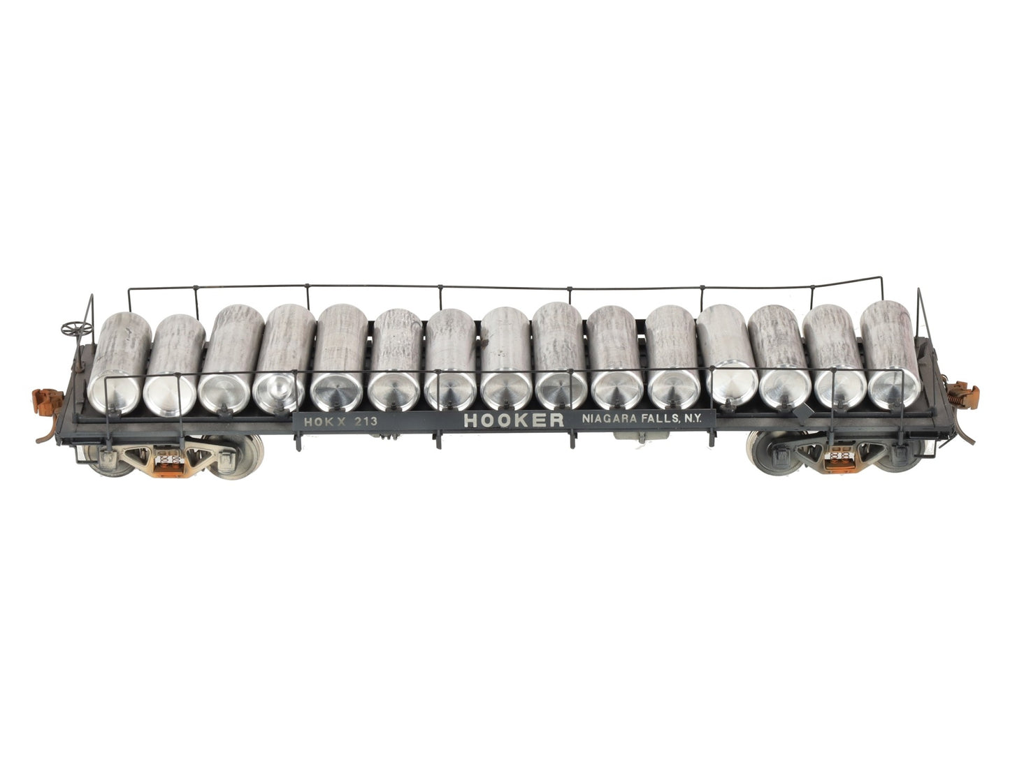FM Models 213 O Scale 2-Rail Brass Hooker Chemical ACF Tank Car/Box