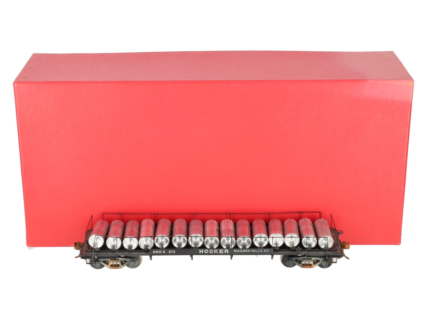 FM Models 213 O Scale 2-Rail Brass Hooker Chemical ACF Tank Car/Box