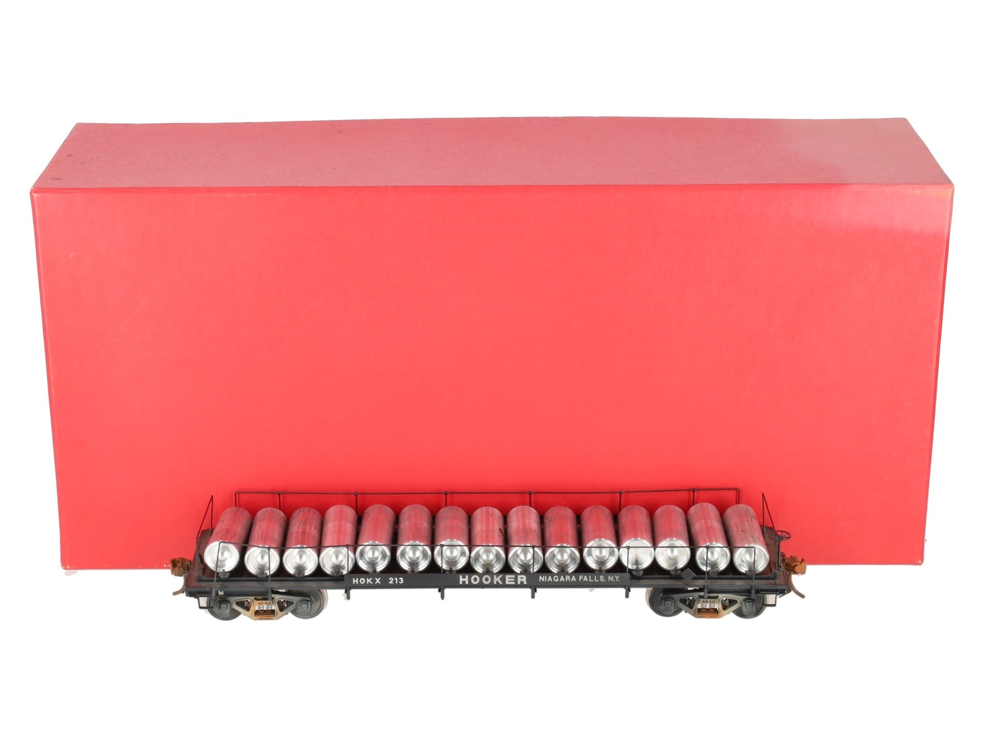 FM Models 213 O Scale 2-Rail Brass Hooker Chemical ACF Tank Car/Box
