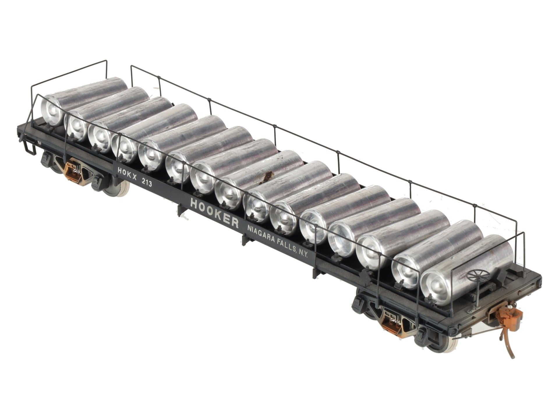 FM Models 213 O Scale 2-Rail Brass Hooker Chemical ACF Tank Car/Box