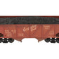 Precision Scale Co 15009 O Scale BRASS CB&Q 55 Ton Composite Twin Hopper[2-Rail]/Box