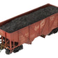 Precision Scale Co 15009 O Scale BRASS CB&Q 55 Ton Composite Twin Hopper[2-Rail]/Box