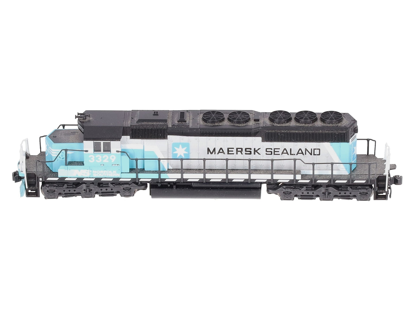 Kato 176-4959 N NS Maersk Paint SD40-2 Mid Production Diesel Locomotive #3329