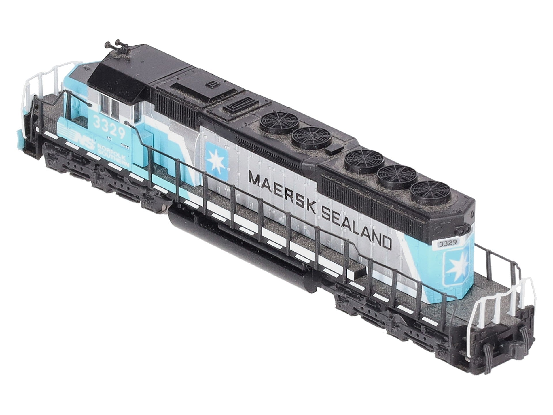 Kato 176-4959 N NS Maersk Paint SD40-2 Mid Production Diesel Locomotive #3329