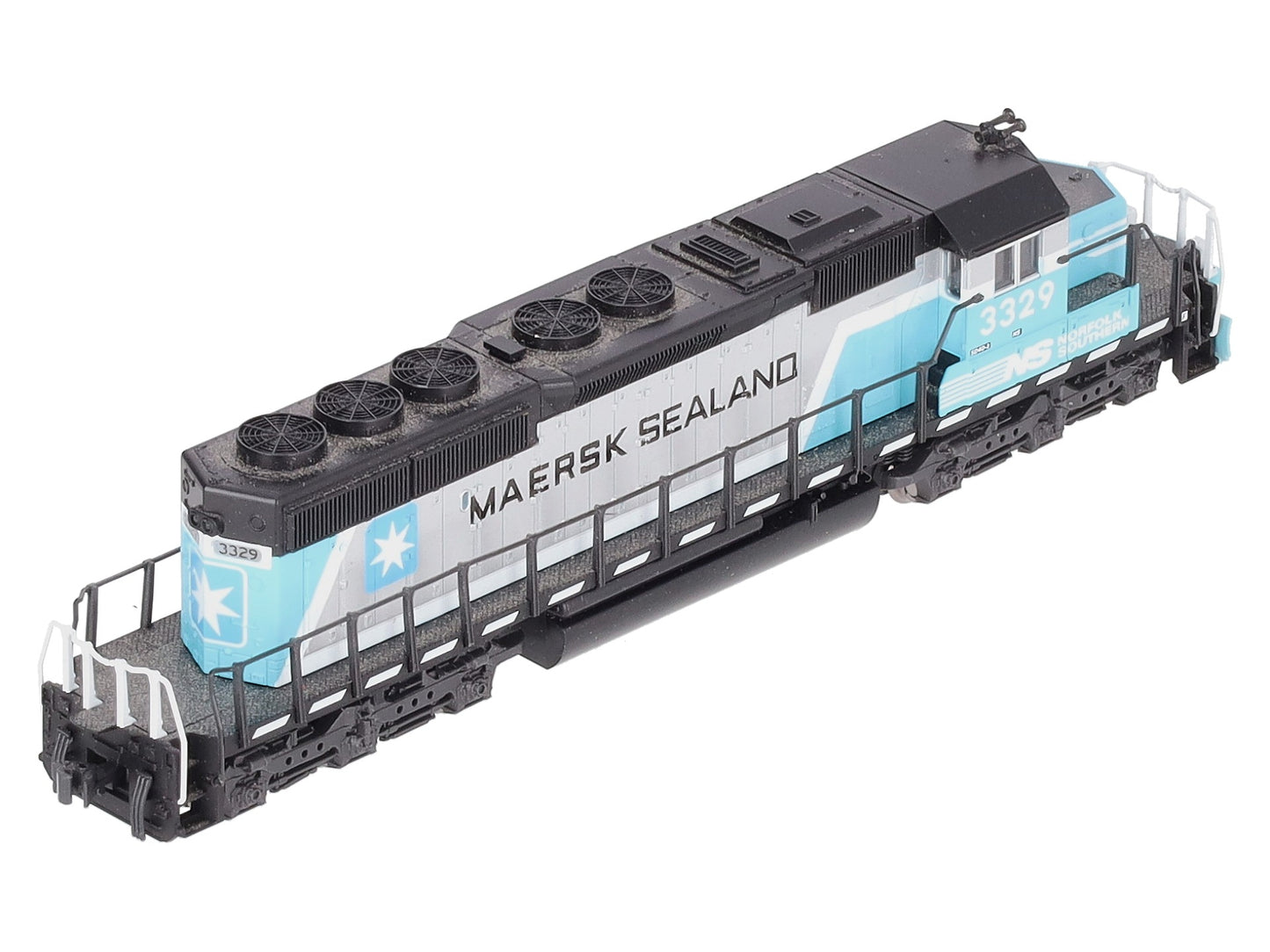 Kato 176-4959 N NS Maersk Paint SD40-2 Mid Production Diesel Locomotive #3329