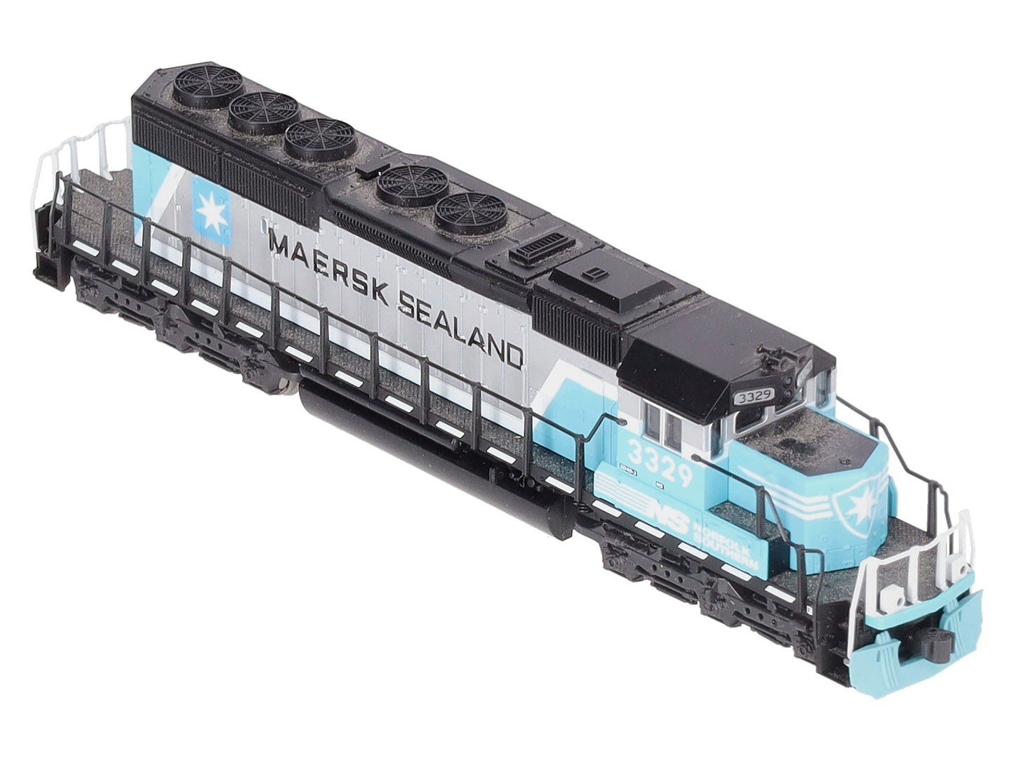 Kato 176-4959 N NS Maersk Paint SD40-2 Mid Production Diesel Locomotive #3329