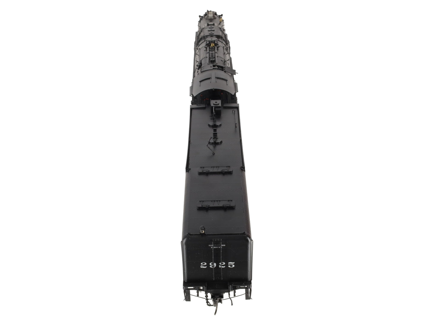 3rd Rail O Scale 2-Rail BRASS ATSF 4-8-4 Steam Locomotive & Tender #2925 w/DC VG