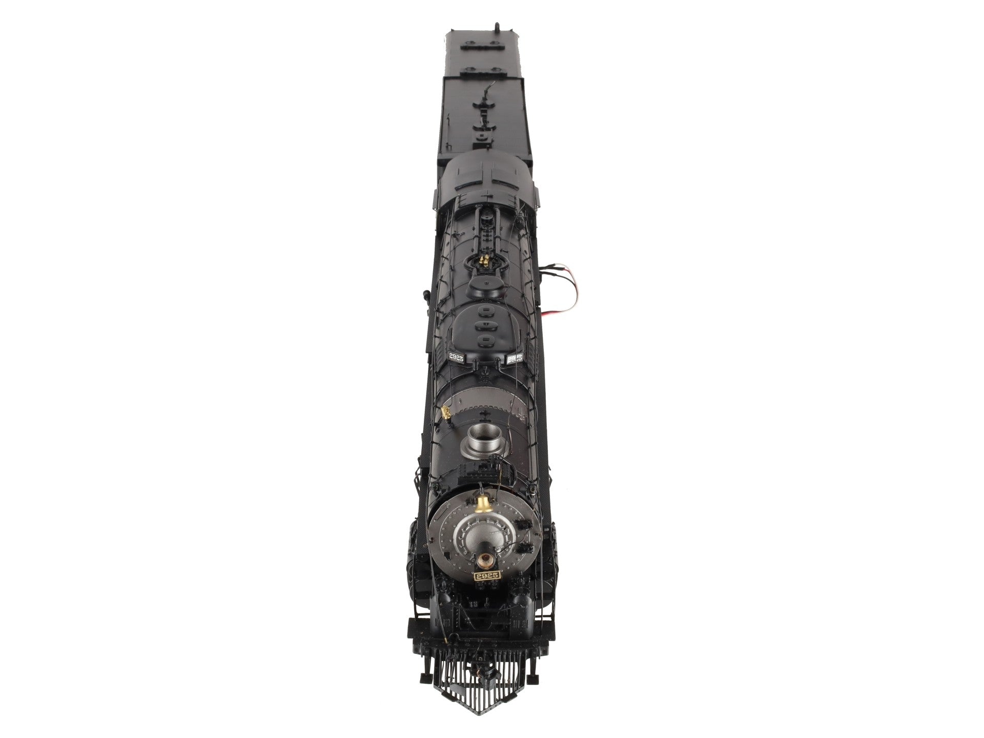 3rd Rail O Scale 2-Rail BRASS ATSF 4-8-4 Steam Locomotive & Tender #2925 w/DC VG