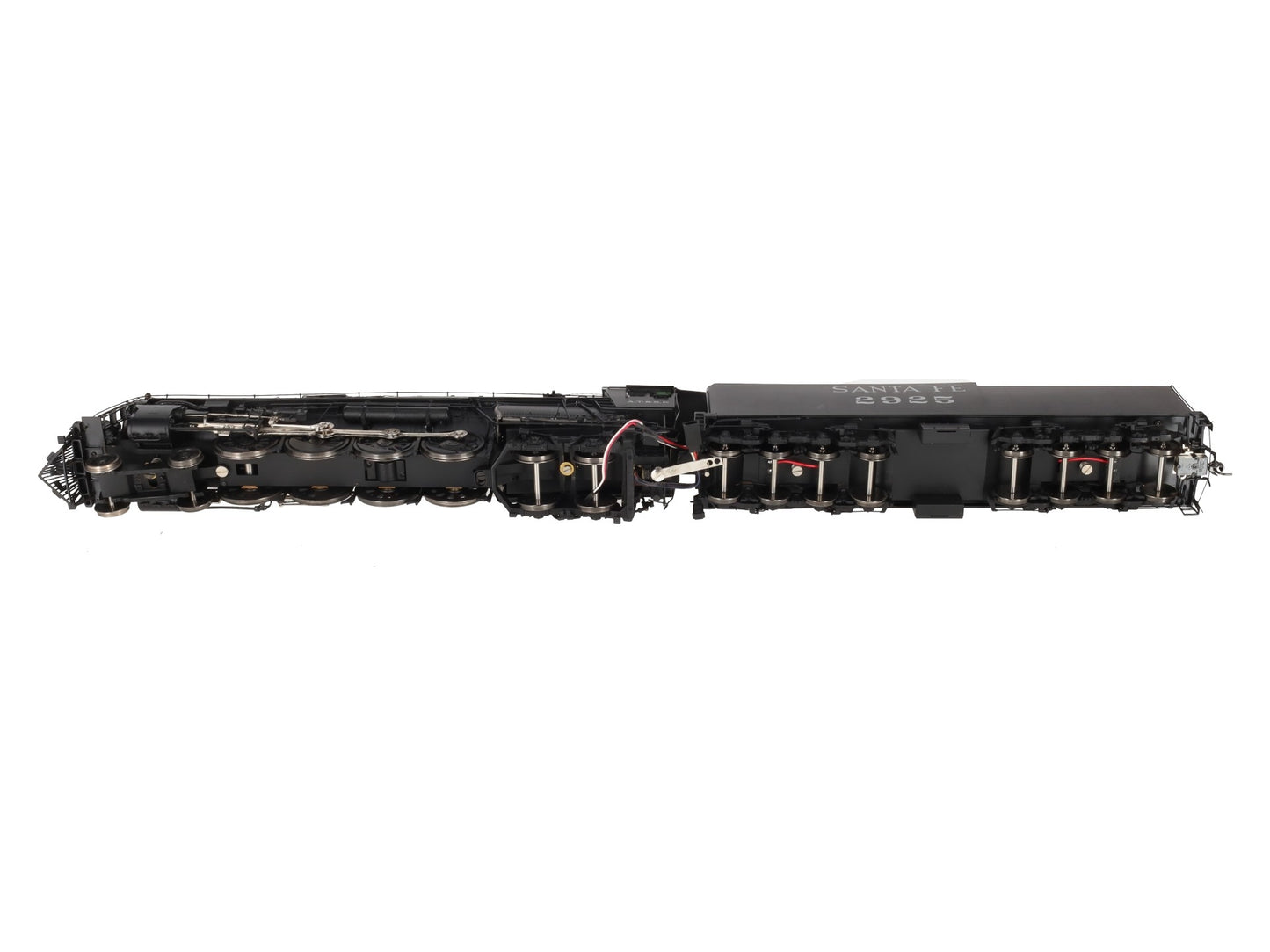 3rd Rail O Scale 2-Rail BRASS ATSF 4-8-4 Steam Locomotive & Tender #2925 w/DC VG