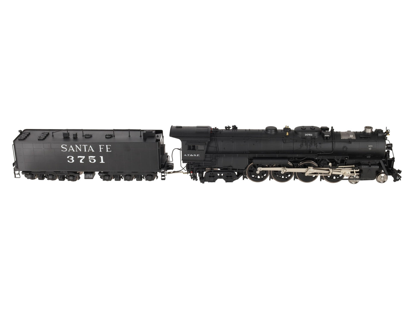 Sunset Models 3751 O Santa Fe 4-8-4 Steam Locomotive and Tender #3751 (2-Rail) EX