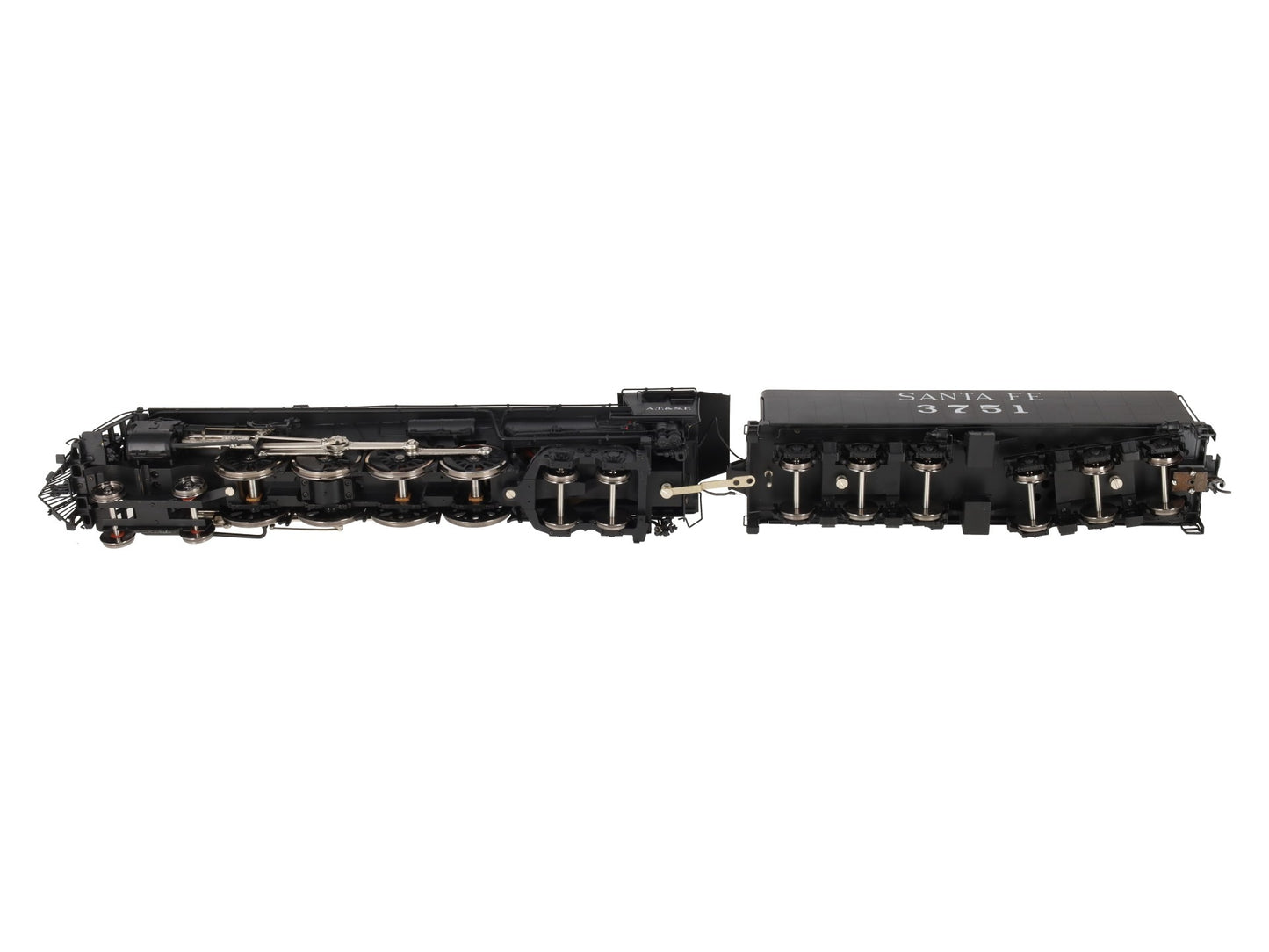 Sunset Models 3751 O Santa Fe 4-8-4 Steam Locomotive and Tender #3751 (2-Rail) EX