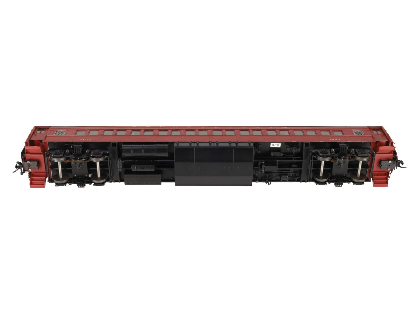 3rd Rail 3403 O Gauge BRASS Pennsylvania P70 Coach Car (2-Rail) EX