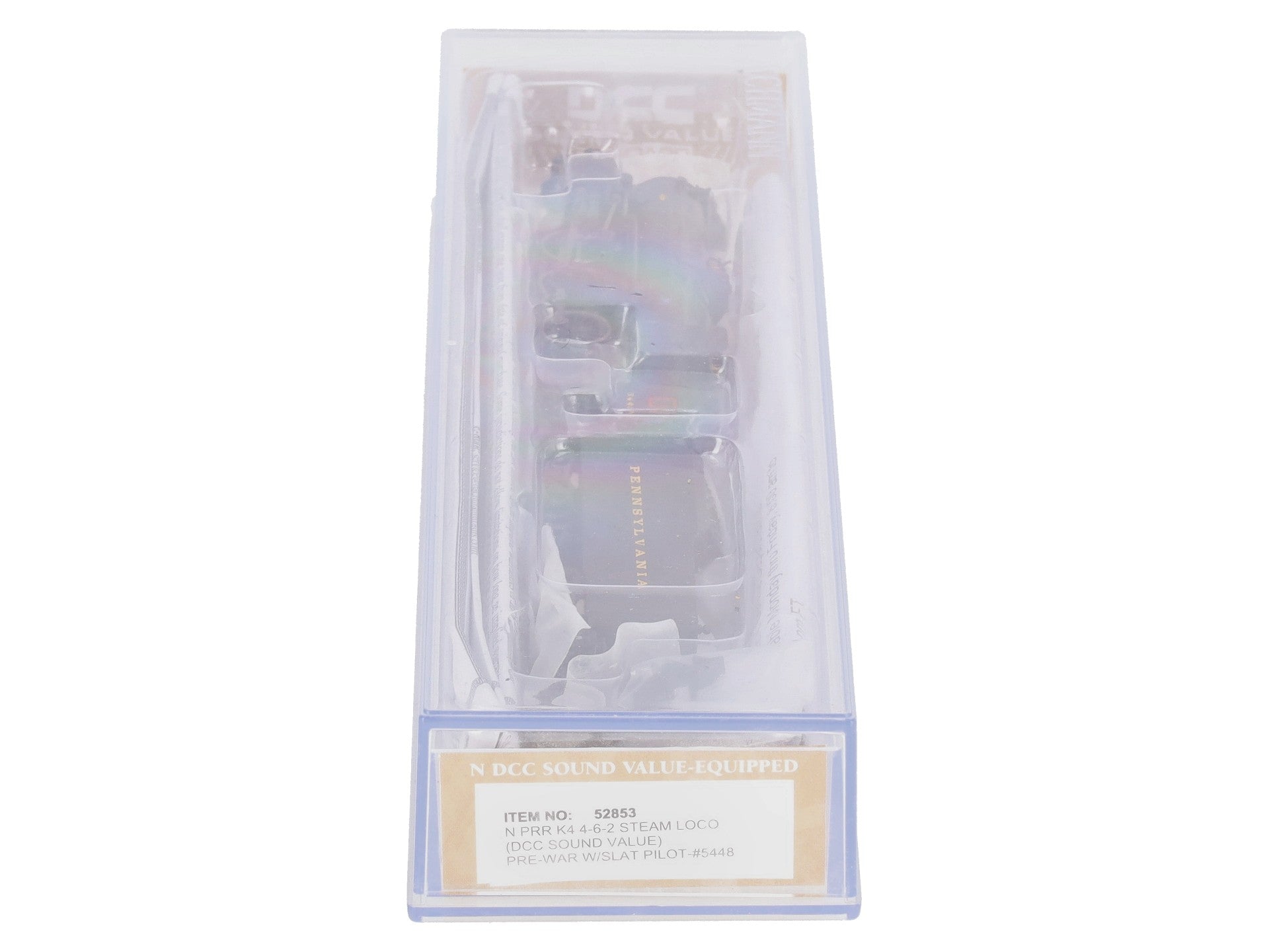 Bachmann 52853 N Pennsylvania 4-6-2 K4 Pacific & Tender w/Sound & DCC #5448 EX/Box