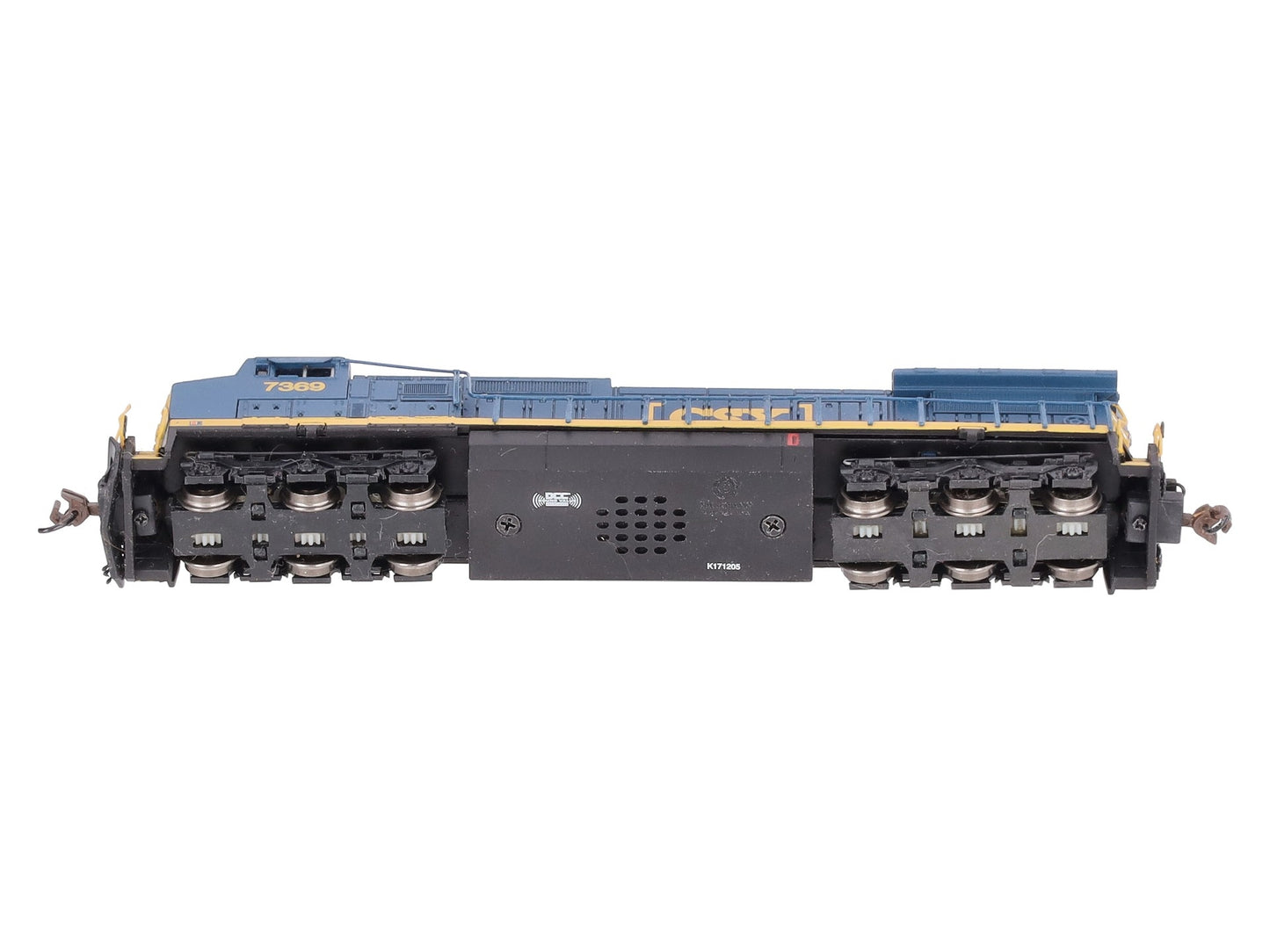 Bachmann 67353 N CSX Dash 8-40CW Diesel Locomotive with Sound and DCC #7369