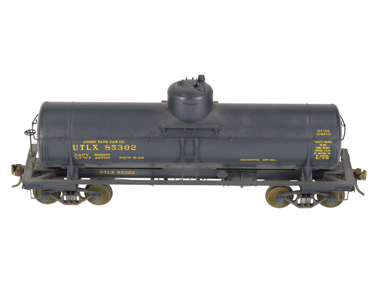 Precision Scale Co. 15523 O 2-Rail BRASS ACF 10,000 Gallon Tank Car - Painted/Box