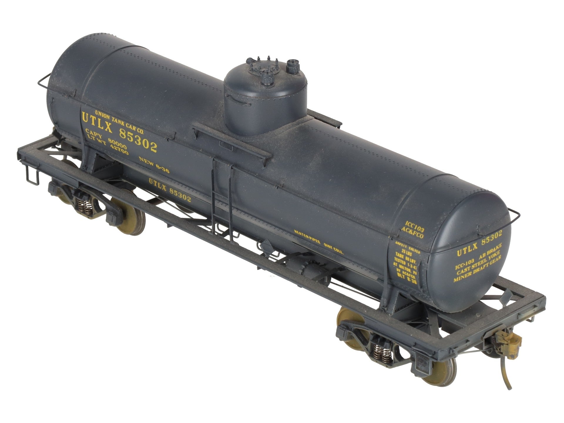 Precision Scale Co. 15523 O 2-Rail BRASS ACF 10,000 Gallon Tank Car - Painted/Box
