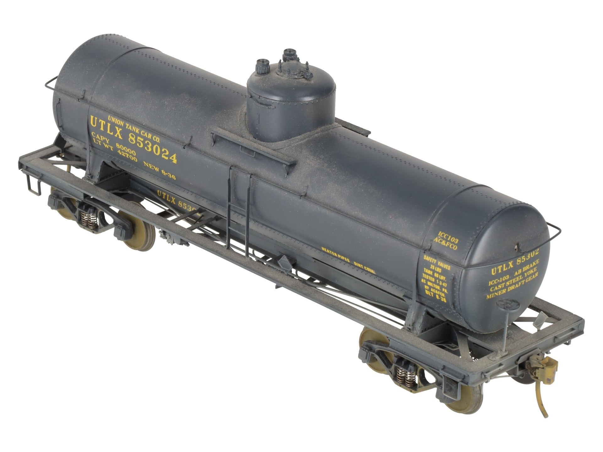 Precision Scale Co. 15523 O 2-Rail BRASS ACF 10,000 Gallon Tank Car - Painted/Box