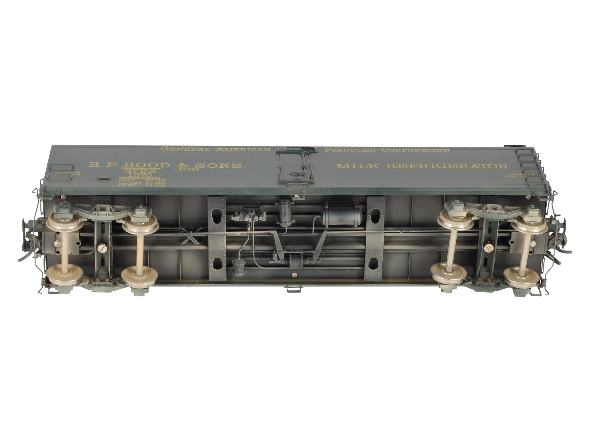 Precision Scale Co. 16209-1 BRASS O Scale GPEX 41' Milk Refrigerator Car [2Rail] EX/Box