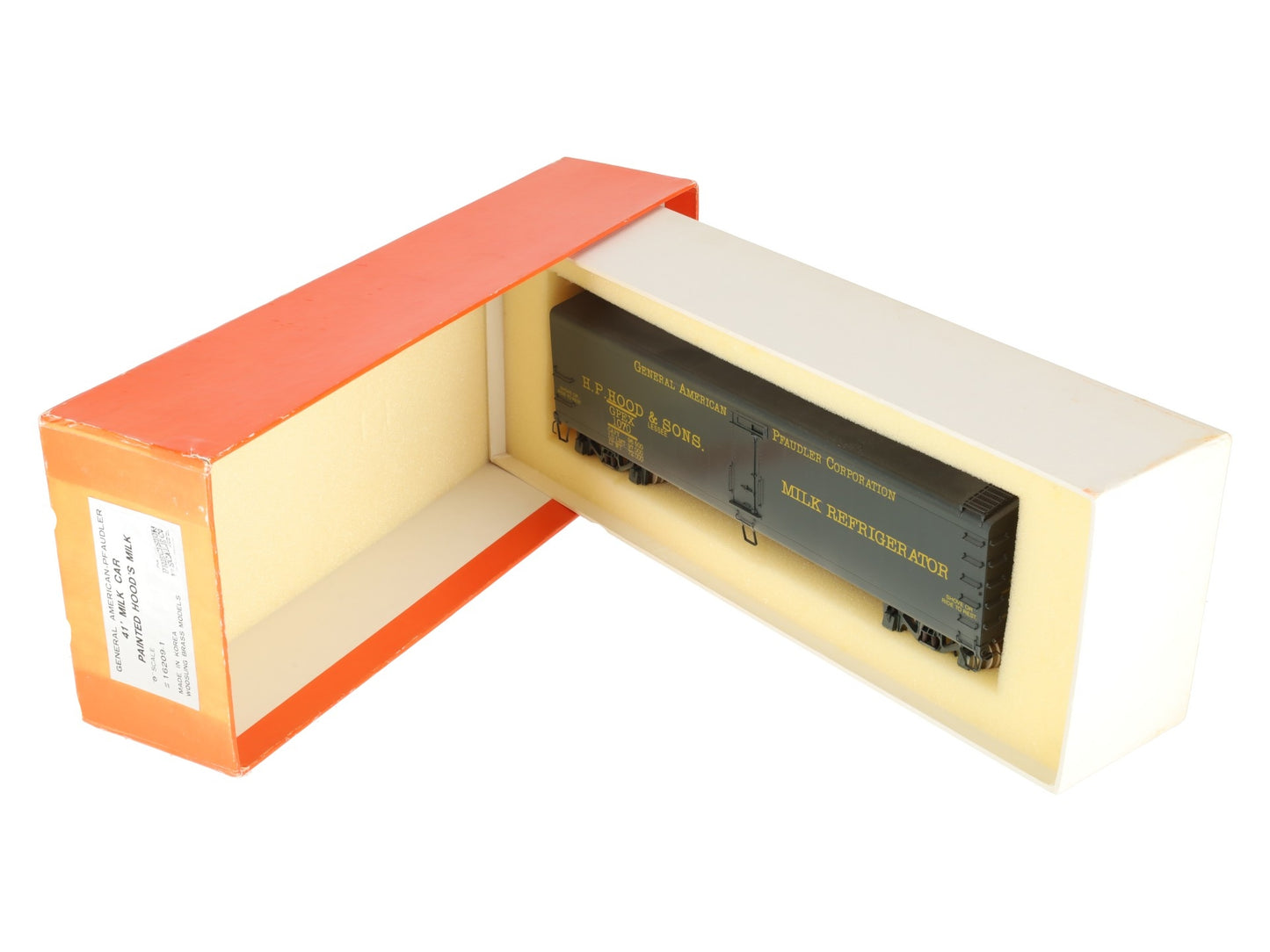 Precision Scale Co. 16209-1 BRASS O Scale GPEX 41' Milk Refrigerator Car [2Rail] EX/Box