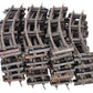 American Flyer Vintage S Postwar Curved Track Sections [44] VG
