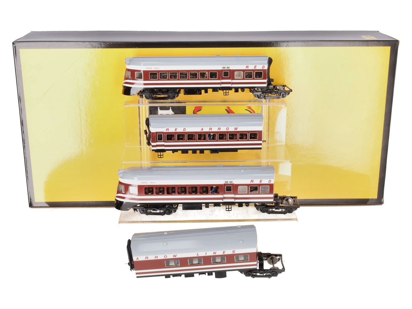 Sunset Models O Brass Red Arrow Lines Libertyliner #Independence Hall (2-Rail) EX/Box