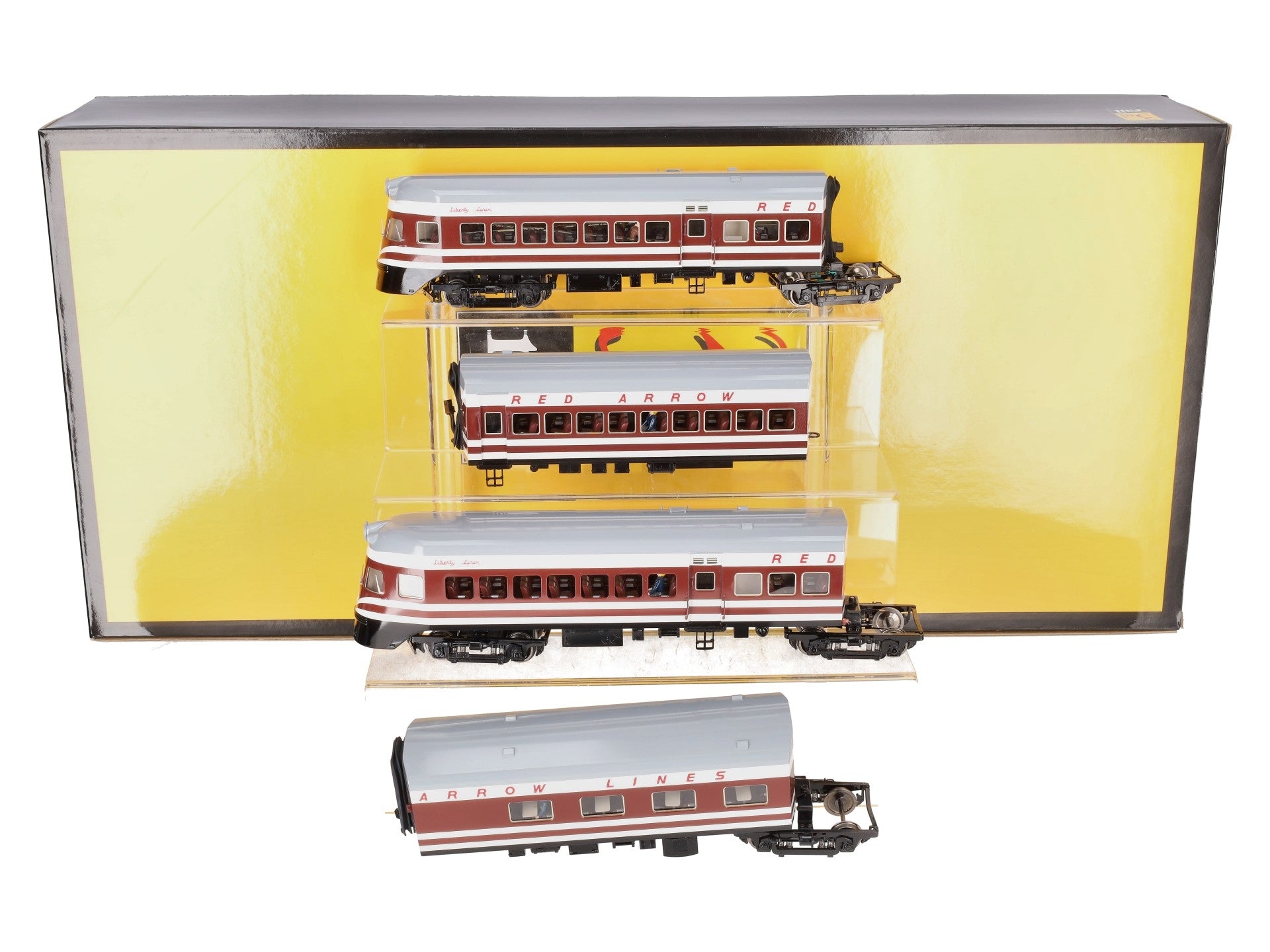 Sunset Models O Brass Red Arrow Lines Libertyliner #Independence Hall (2-Rail) EX/Box