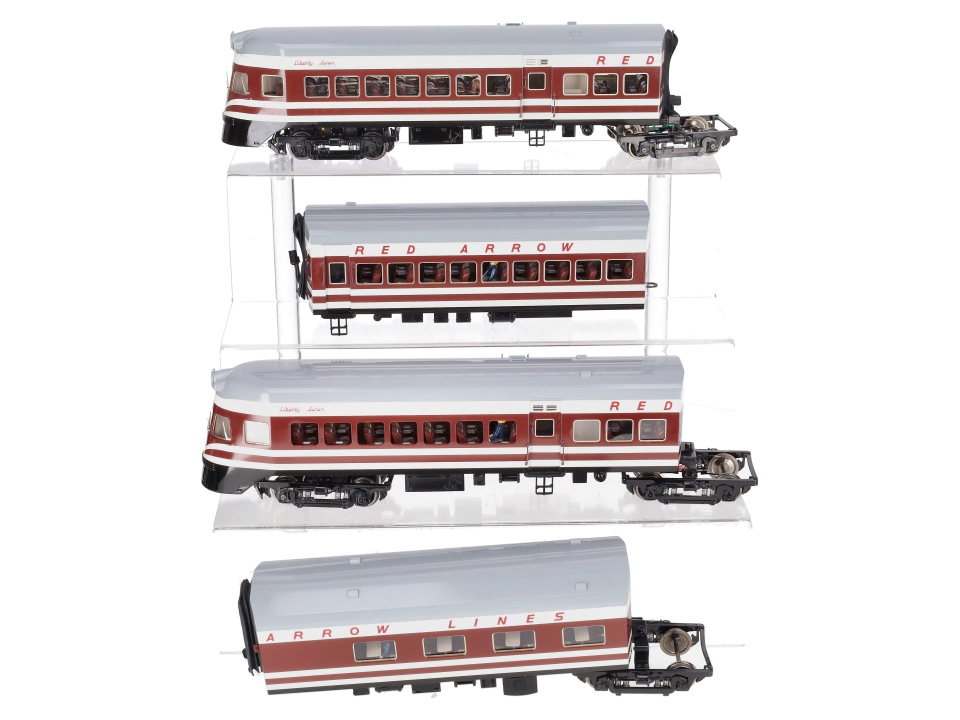 Sunset Models O Brass Red Arrow Lines Libertyliner #Independence Hall (2-Rail) EX/Box