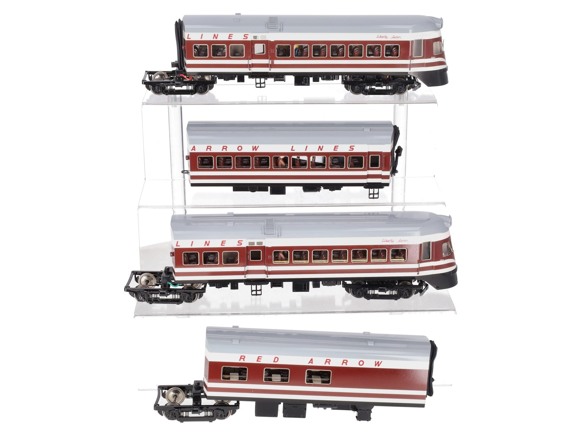 Sunset Models O Brass Red Arrow Lines Libertyliner #Independence Hall (2-Rail) EX/Box