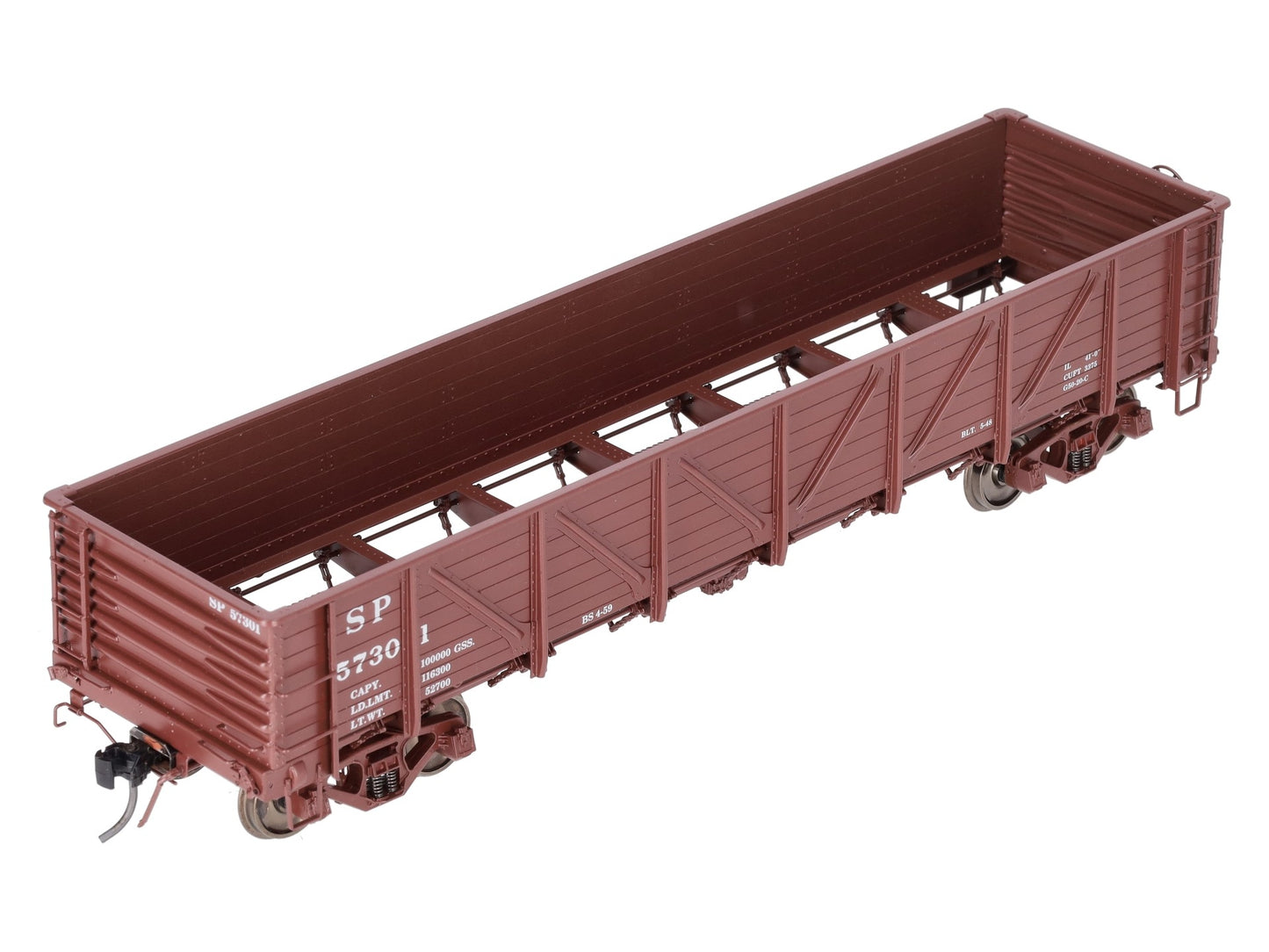 Precision Scale Co. 17019-1 O Brass SP G-50-20 Gondola #57301 (2-Rail) EX/Box