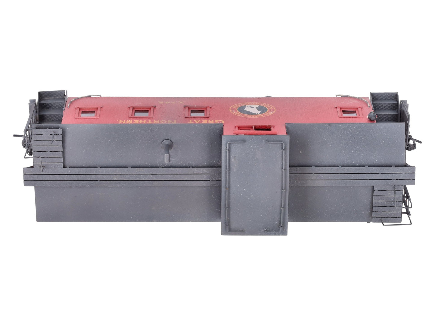 Overland O Brass Great Northern 30' Wood Caboose #X745 - Custom (2-Rail)/Box