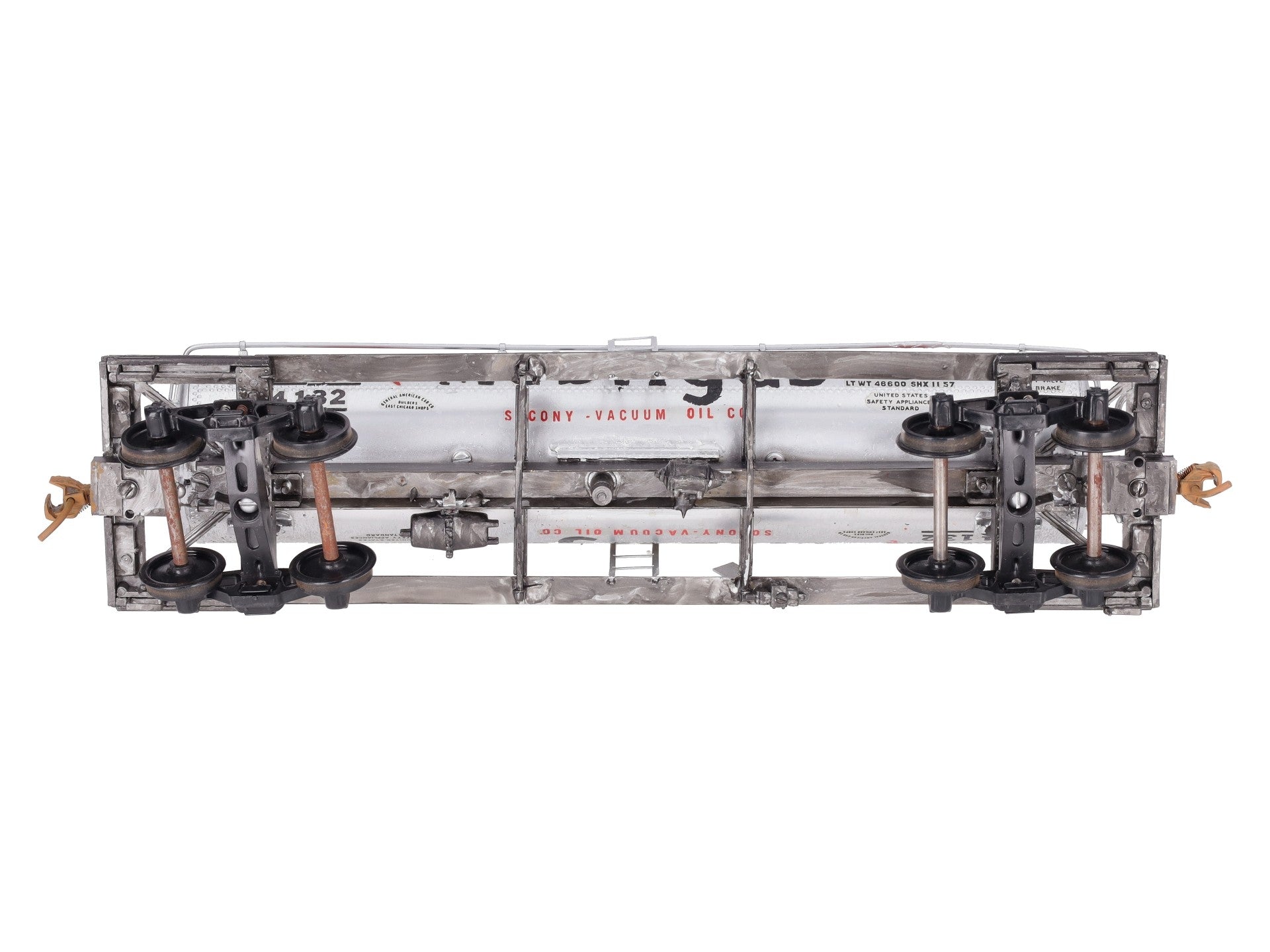 US Hobbies O Brass Mobilgas 8,000 Gallon Tank Car #4132 - Custom (2-Rail)