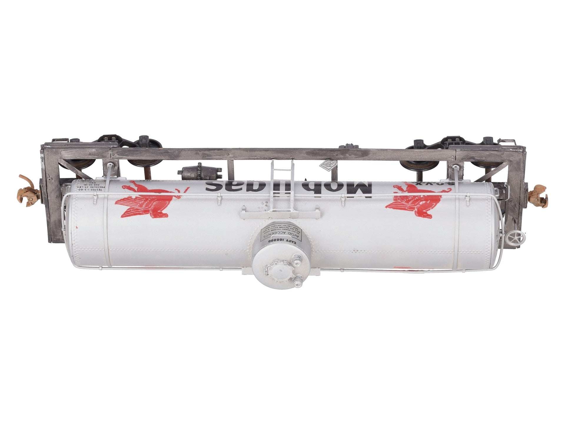US Hobbies O Brass Mobilgas 8,000 Gallon Tank Car #4132 - Custom (2-Rail)