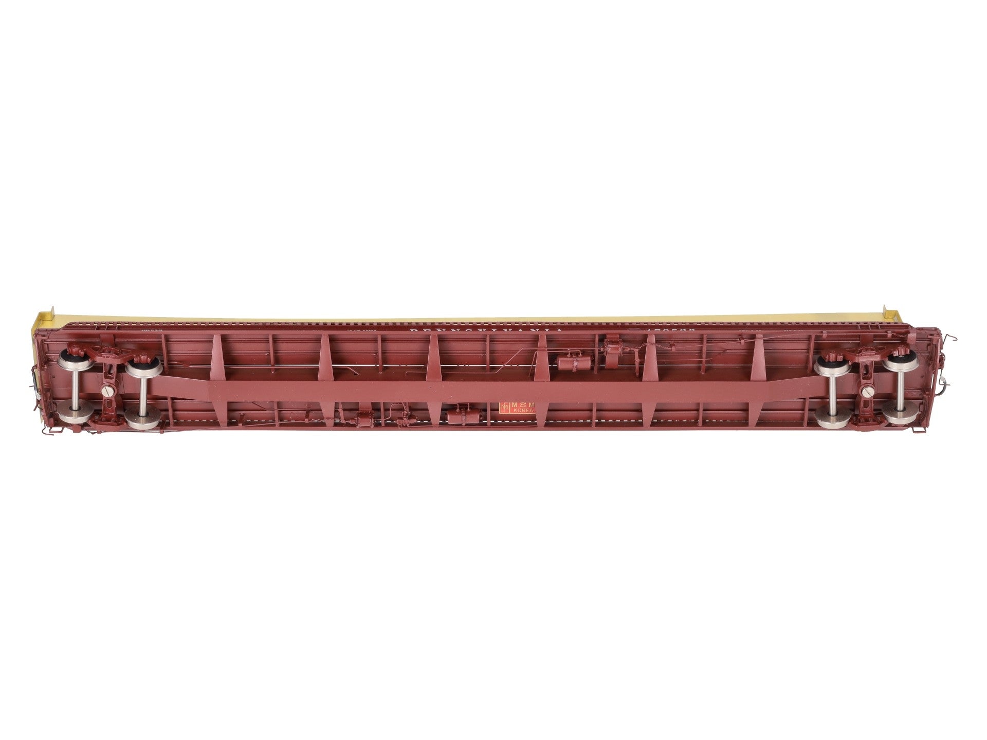 Overland OMI-0094 O Brass Pennsylvania RR F-39 Trucktrain Flatcar #470523 2R EX/Box