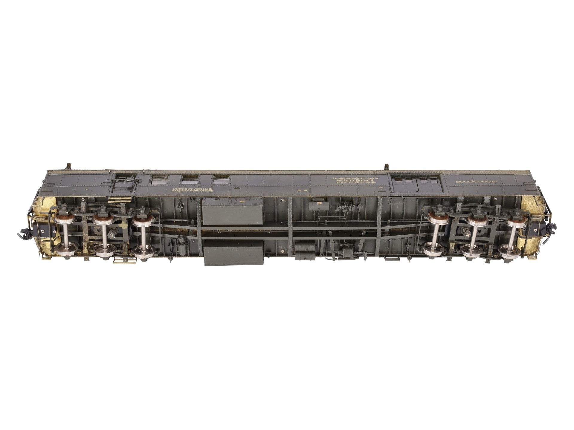 Oriental Limited 740 O Brass Great Northern Baggage/Mail Car #58 - Custom 2R/Box