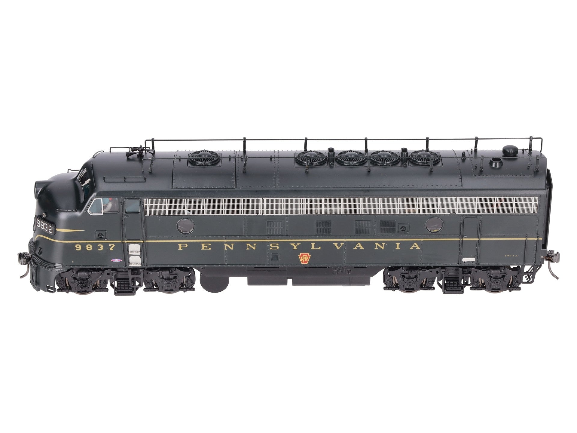 Sunset Models O 2-Rail Plastic PRR EMD FP7A Diesel Locomotive (Run #1) #9837 LN/Box