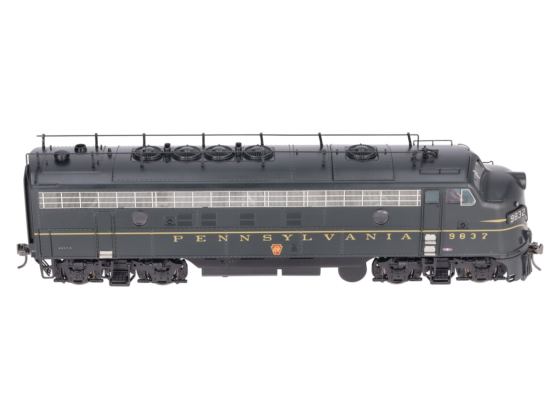 Sunset Models O 2-Rail Plastic PRR EMD FP7A Diesel Locomotive (Run #1) #9837 LN/Box