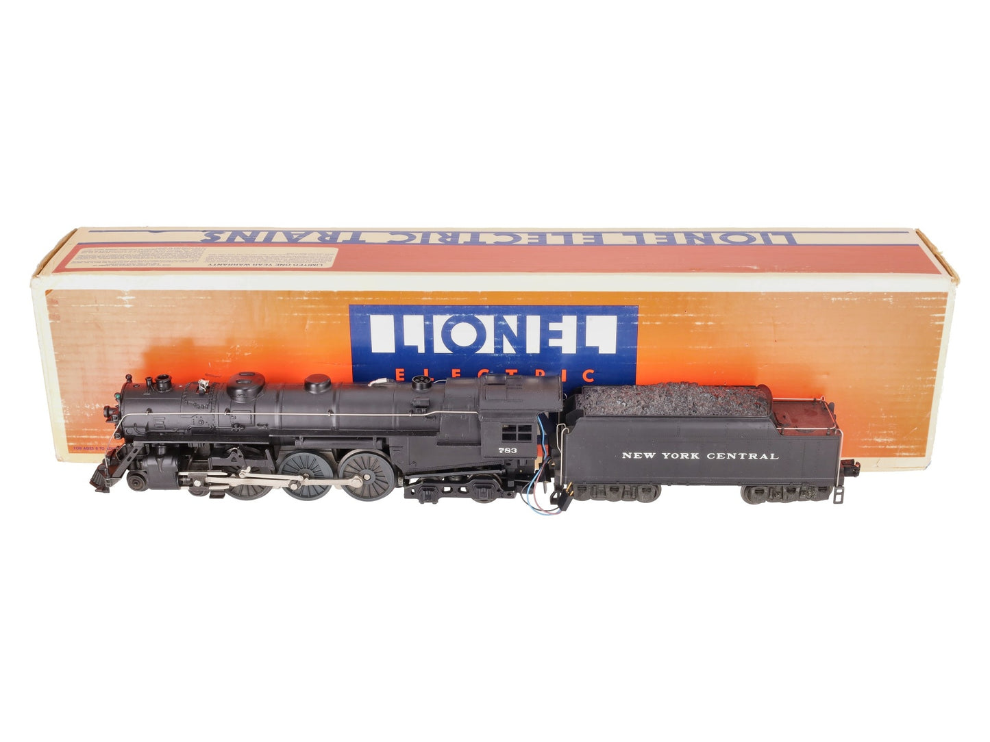 Lionel 6-8406 O New York Central Die-Cast Hudson 4-6-4 Steam Loco & Tender #783 EX/Box