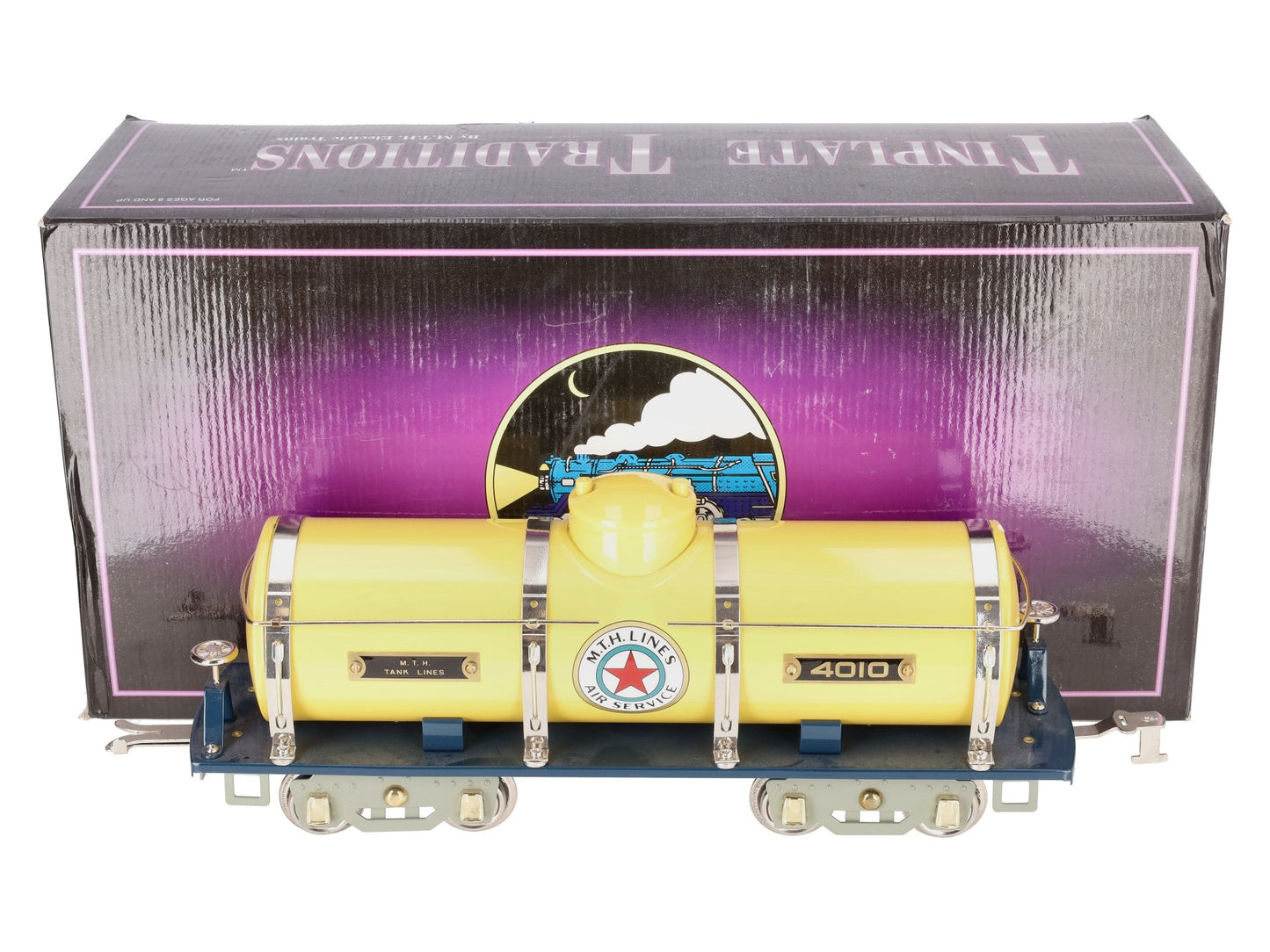 MTH 10-1142 Standard Gauge Tinplate Tank Car #4010 EX/Box