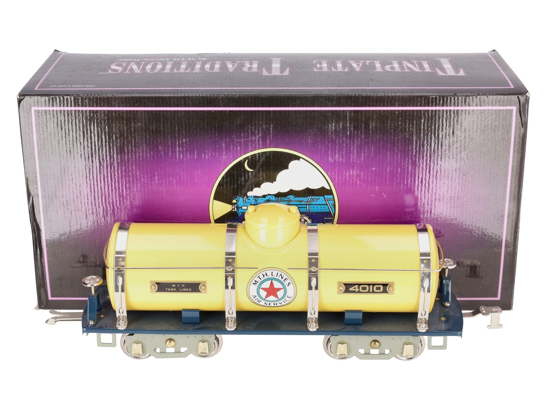 MTH 10-1142 Standard Gauge Tinplate Tank Car #4010 EX/Box